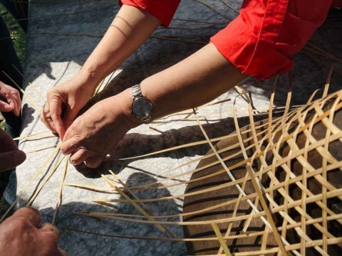 #Event 【Grandmother's bamboo hat - bamboo hat weaving experience program】